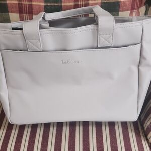 Tula Xii Light Gray Tote Bag